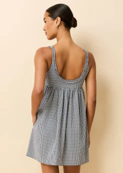 Cassidy Dress Noir Gingham