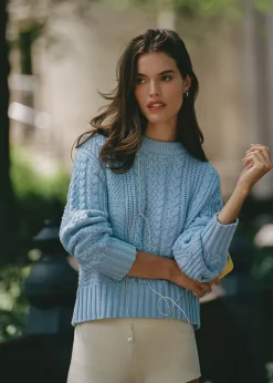 Cora Sweater Open Water