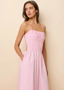Delta Midi Dress Carnation