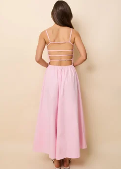 Delta Midi Dress Carnation