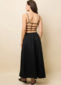 Delta Midi Dress Noir