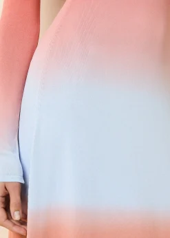 Dora Dress Ombre Peachy Keen