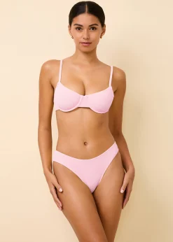 Eva Bikini Bottom Cloud Terry Carnation