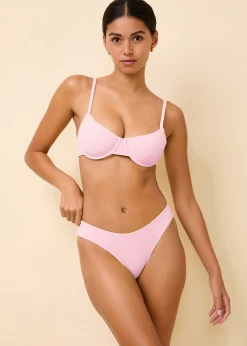 Eva Bikini Top Cloud Terry Carnation