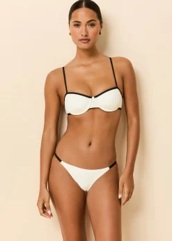 Jordana Bikini Top Brule / Noir