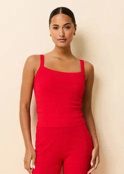 Lenny Tank Lipstick Red