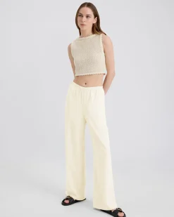 Monaco Pant Ecru