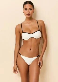 Morgan Bikini Bottom Brule / Noir