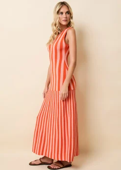 Petra Dress Peachykeen / Rust