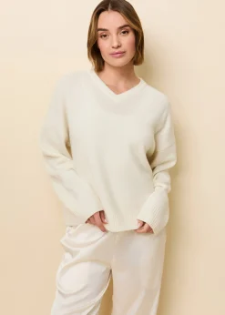 Reva Cashmere Sweater Brule