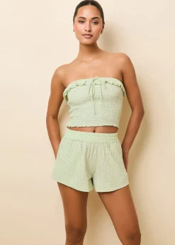 Vicky Short Matcha Gingham